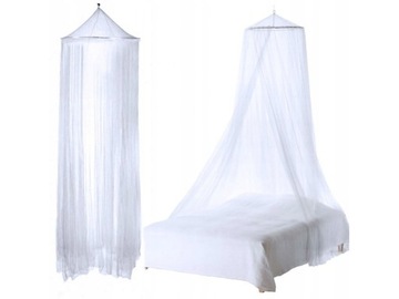 MOSKITIERA BALDACHIM NAD ŁÓŻKO OSŁONA PRZED KOMARAMI 235 cm x 1000 cm