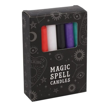ZESTAW KOLOROWYCH MAGICZNYCH ŚWIEC 12SZT