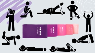 ТРЕНИРОВКИ ДЛЯ ФИТНЕСА NIMI BAND, НАБОР 5 ШТ.