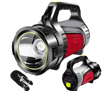 LATARKA AKUMULATOROWA LED SZPERACZ POWERBANK MOCNA