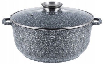 DUŻY Garnek Marmurkowy AROMA KNOB 36CM/13L ZILNER