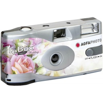 Одноразовый аналоговый фотоаппарат AgfaPhoto LeBox 400 27 Wedding Flash
