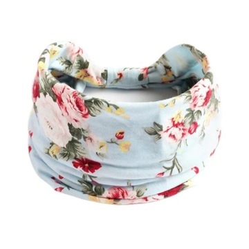 Bohemian Wide Cotton Stretch Headbands Women Headwrap Turban Headwear
