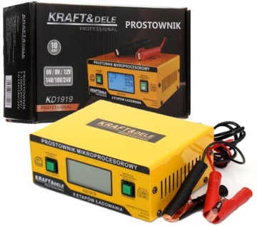 AUTOMATYCZNY PROSTOWNIK AKUMULATOROWY LCD 12V / 6A