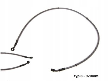 ТОРМОЗНОЙ ШЛАНГ HONDA МЕТАЛЛИЧЕСКАЯ ОПЛЕТКА ЗАДНИЙ - ПЕРЕДНИЙ