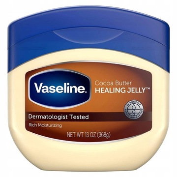 VASELINE Cacao Butter HEALING JELLY wazelina 368 g