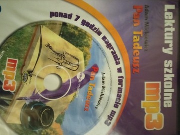 Audiolektury dla gimnazjum mp3 Pan Tadeusz FOLIA
