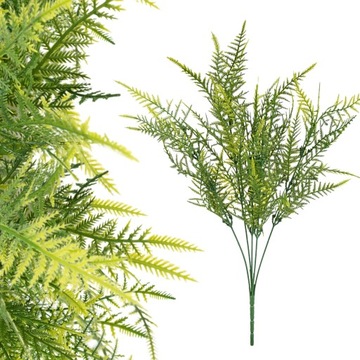 PAPROĆ SZTUCZNA GAŁĄZKA PAPROCI 44cm ASPARAGUS ZIELONA PAPROTKA LIŚCIE