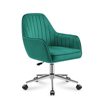 Fotel Biurowy Obrotowy WELUROWY do salonu biura Mark Adler Future 5.2 Green