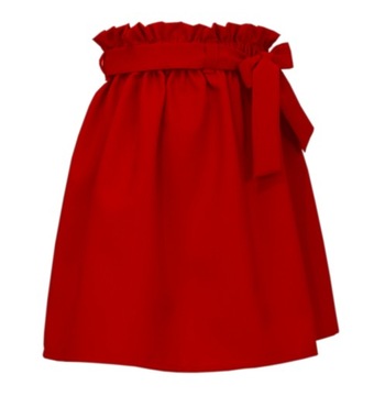 КРАСНАЯ ЮБКА НА РЕЗИНОВОМ РЕМНЕ, ЛЮБАЯ ДЛИНА