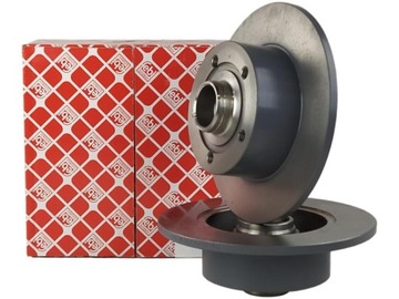 ЗАДНИЕ ДИСКИ + КОЛОДКИ + ПОДШИПНИКИ FEBI AUDI A4 B5