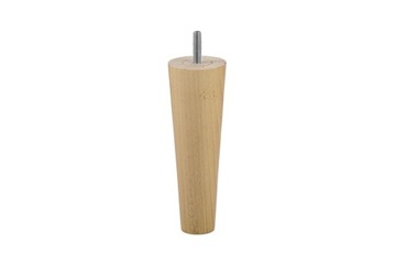 NÓŻKI MEBLOWE DREWNIANE TOCZONE ŚRUBA 150MM LAKIER