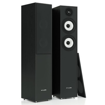 PYLON AUDIO PEARL 25 KOLUMNY CZARNE + MASKOWNICE