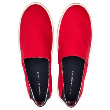 Wsuwane espadryle mokasyny męskie TOMMY HILFIGER