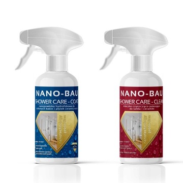 Nano-Bau zestaw do kabin prysznicowych 250ML