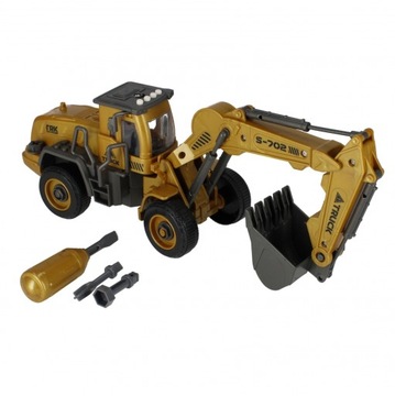 ВИНТОВЫЙ ИГРУШЕЧНЫЙ ЭКСКАВАТОР ТВОРЧЕСКИЕ ДЕТСКИЕ ИГРУШКИ МЕГА ТВОРЧЕСКАЯ МАШИНКА