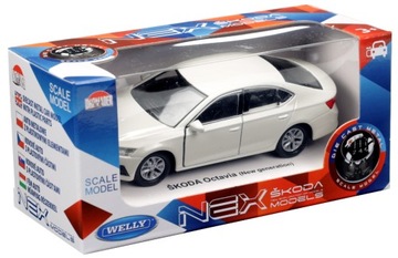 WELLY METAL АВТОМОБИЛЬ SKODA OCTAVIA НОВОГО ПОКОЛЕНИЯ