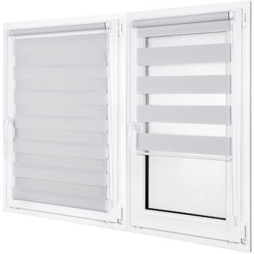 Roleta Dzień Noc na wymiar z napinaczem 88x215 cm