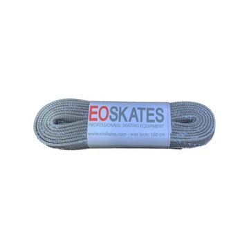 WOSKOWANE SZNURÓWKI DO ROLEK EO SKATES 160CM SZARE