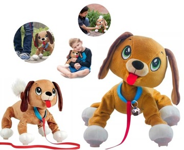 INTERAKTYWNY PIESEK NA SMYCZY Z REKLAMY DOG SZCZENIACZEK SZCZENIAK PREZENT