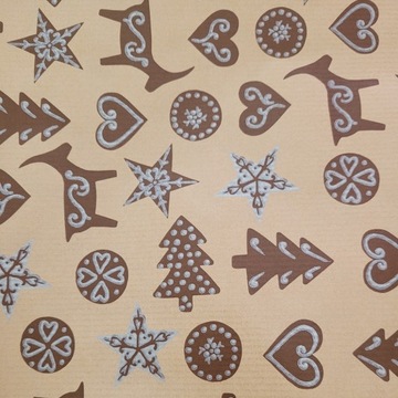 Papier świąteczny do pakowania 57cmx2m 2m499