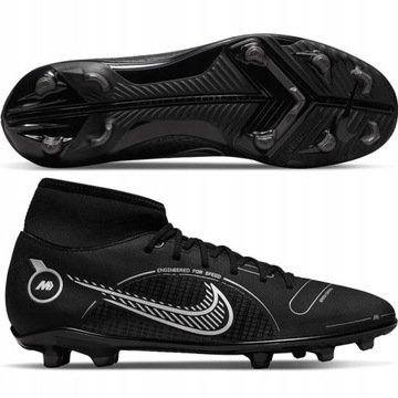 BUTY KORKI PIŁKARSKIE NIKE MERCURIAL SUPERFLY 8 CLUB FG PIŁKA NOŻNA LANKI