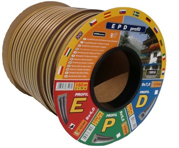 Uszczelka do okien E 150 metrów BIAŁA Super Jakość