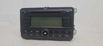 Радио Skoda Dance Roomster Fabia II Mp3 5J0035161 с кодом