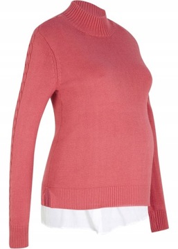 ZA358 BPC SWETER CIĄŻOWY 7FZ 48/50