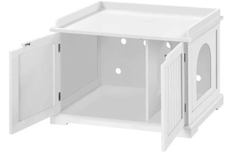 ШКАФ ДЛЯ КОШЕЧНИКА ШКАФ ДЛЯ КОШКИ БЕЛЫЙ YAHEETECH