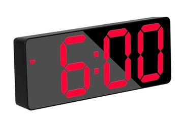 ZEGAR ELEKTRONICZNY LED BUDZIK ZEGAREK Z ALARMEM C