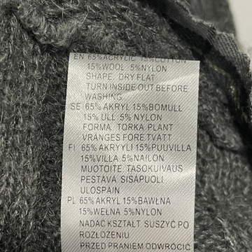 KappAhl Rozpinany Sweter 15% Wełna L - 44 / 46