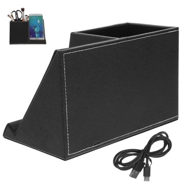 BEZPRZEWODOWY UCHWYT NA PIÓRNIK ŁADOWARKA DO TELEFONÓW STOJAK NA KOMÓRKĘ