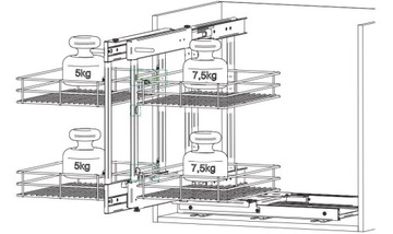 REJS Kosz Magic Corner Maxima Classic 100 Lewy GR
