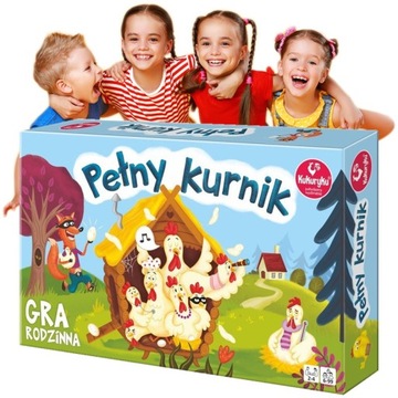 RODZINNA Gra PLANSZOWA Pełny Kurnik DLA DZIECI