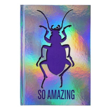 Notes notatnik pamiętnik bujo holograficzny owad