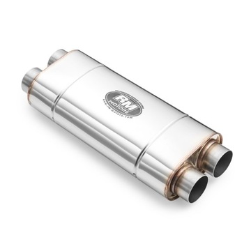 Эллиптический глушитель EM006 300 мм 63,5 мм