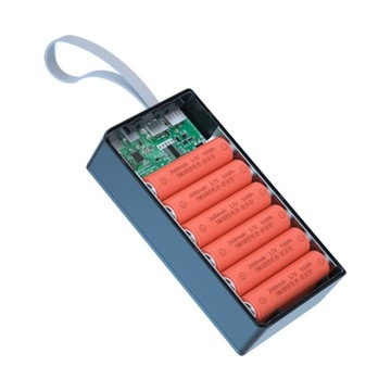 Корпус PowerBank 12x 18650 USB C Micro, НА ВИНТАХ
