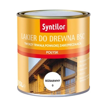 Лак для наружных работ по дереву BSC 0,5 л Бесцветный Po
