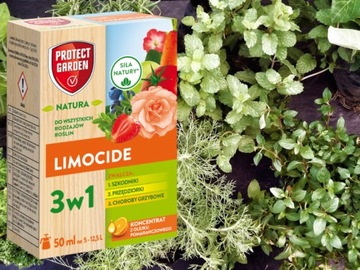 LIMOCIDE 3W1 ZWALCZA SZKODNIKI PRZĘDZIORKI CHOROBY GRZYBOWE NATURALNY 50ML