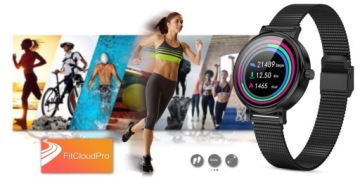 RUBICON SMARTWATCH RNBE64-3 ЧЕРНЫЕ женские часы