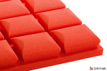 Акустические панели для звукоизоляции стен, акустические плиты, гладкая губка, 5 см.