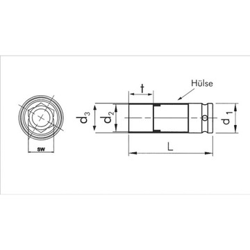 УДАРНАЯ ГОЛОВКА Wurth 1/2 ДЮЙМА WS17 POWER