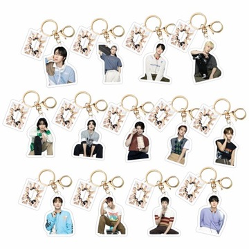1 шт., брелки с семнадцатью идолами, квадратная пластина, декоративная подвеска