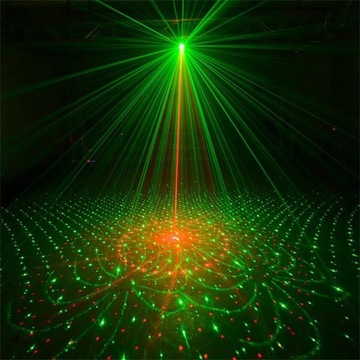 Светодиодный проектор для сцены, лазерный свет DJ Disco KTV, лампа для вечеринки с возможностью подключения через USB