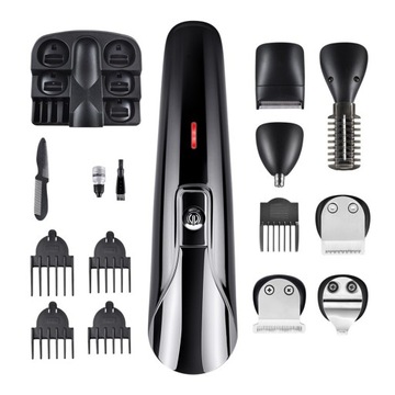 1 комплект электрического триммера для бороды, зарядка через USB