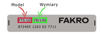 Крышная рулонная штора для окон FAKRO 78 x 140