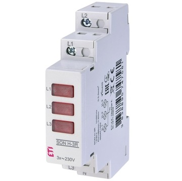 Lampka sygnalizacyjna LED 3F czerwona ETI SON H-3R