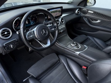 Mercedes Klasa C W205 Kombi Facelifting 1.6 180 156KM 2018 Mercedes-Benz Klasa C C180 9G-Tronic AMG-Line Virtual Full LED Kamera Gwar, zdjęcie 15