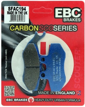 EBC KLOCKI HAMULCOWE CARBONOWE SFAC194